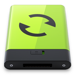 Green Sync Icon 256x256 png